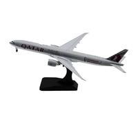 HSEYWVDJF Alloy Collectible Plane 1:400 For Qatar Airways Boeing B777-300ER Diecast Aircraft Jet Model A7-BEF With Stand