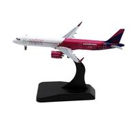 HSEYWVDJF Alloy Collectible Plane Gift 1:400 For Wizz Air Abu Dhabi Airbus A321NEO Diecast Aircraft JET Model