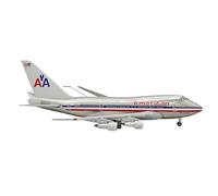 HSEYWVDJF Die Cast 1/400 Scale For B747SP N602AA AA Aircraft Model Alloy With Loading Aircraft Collection Display