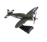 HSEYWVDJF Die Cast Alloy 1/100 Scale For Classic Thunderbolt P47 Fighter Static Collectible Aircraft Model