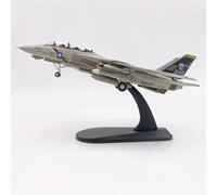 HSEYWVDJF Diecast 1/100 Scale For AF F-14A F14A Tomcat Combat Aircraft VF-84 Pirate Flag F14 Alloy Model
