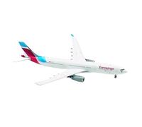 HSEYWVDJF Diecast 1/400 Scale For A330-300 OO-SFB EUROWINGS Airlines Plane Model Alloy With Lading Gear Aircraft