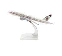 HSEYWVDJF Etihad Airlines Aeroplane Model For Boeing 777 Airplane 16CM Metal Alloy Diecast 1:400 Airplane Model Toy