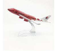 HSEYWVDJF Malaysia Airlines Model Big Red Flower For Boeing 747 Airplane 16CM Metal Alloy Diecast 1:400 Airplane Model