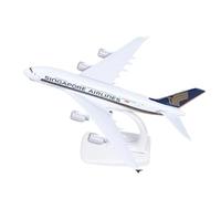 HSEYWVDJF Metal Aircraft Airliner Model 20cm 1:400 For Singapore Airlines A380 Metal Replica Alloy Material Aviation Plane