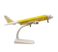 HSEYWVDJF Metal Aircraft Model 20 Cm 1:400 FOR Spring Airlines A320 Replica Alloy Material With Landing Gear(Thai Yellow)