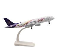 HSEYWVDJF Metal Aircraft Model 20 Cm 1:400 FOR Spring Airlines A320 Replica Alloy Material With Landing Gear(Thai Smile)