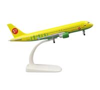 HSEYWVDJF Metal Aircraft Model 20 Cm 1:400 FOR Spring Airlines A320 Replica Alloy Material With Landing Gear(Siberian)