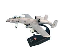 HSEYWVDJF Model Airplane 1/144 Scale Alloy Model Die-cast Fighter For Fairchild Republic A-10 Thunderbolt Aircraft Model Collection Display(A-10 fighter)