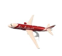 HSEYWVDJF Model Airplane For A320 AirAsia Passenger Aircraft 16cm Alloy Simulation Aircraft Model Children's Toys
