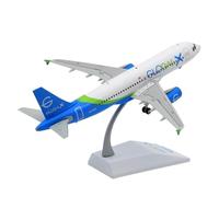 HSEYWVDJF Model Airplane For Global X Airlines Airbus A320 Die-cast 1:200 Scale Aircraft Jet Model Static Ornaments With Stand