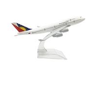 HSEYWVDJF Philippines Airlines Aeroplane Model For Boeing 747 Airplane 16CM Metal Alloy Diecast 1:400 Airplane Model Toy