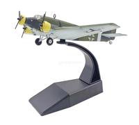 HSEYWVDJF Plane Model 1/144 For German Airplane With Stand Decoration Diecast Alloy Fighter Model Toy(B Ju-52 Plane Mode)