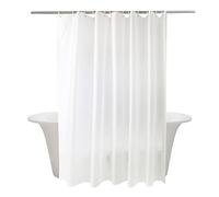 HSFFBHFBH Nordic Style White Bathroom Curtains Waterproof Shower Curtain Color Simple Bathtub Bath Screens Curtain Decor With Hook 180x150cm/71x59in(WxH)