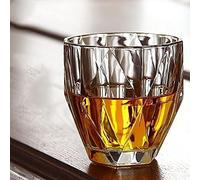 HSFS beer mug glass 2 Pcs Clear Crystal Whiskey Glass Glassware Cocktail Vodka Glass For Bar Whiskey Beer Drinking Cup Wine Glass 200-400ml beer mug glass (Color : 23-2 Pcs)
