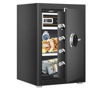 HSGCJS Biometric Fingerprint Safe, Home Safe Box with full Digital Keypad,Security Safe For Home,Office and Hotel-3.02 Cubic Feet