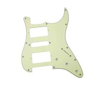 HSH 11 Hole 3 Lay Erelectric Guitar Pickguard Includes Mounting Screws ST For Music Lovers(Green 3ply)
