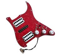 HSH Loaded Guitar Pickguard Pickups Set Multifunction Converter Humbucker Magnet Pickups High Output Guitar Replacement Parts