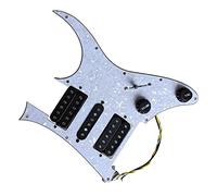 HSH Prewired Loaded Pickguard Set Multifunction Black Alnico 5 Pickups Set For For RG Guitar Guitar Replacement Parts