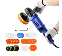 HSHa Car Polisher 1400W Auto Polisher 6 Variable Speeds Car Furniture Polishing Machines 150mm-180mm Disc Car Polishers and Buffers for Sanding Polishing