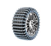 HSHBGS Metal Snow Chains, Anti-Skid Tire Chain-Set of 2, Emergency Winter Snow Chains, Easy to install, for Mud,Sand, Snow,Ice,Climbing, Durability Manganese Steel(175/80R14)