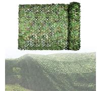 HSHBGS Military Camo Net, Woodland Camouflage Netting, Bulk Roll Camo Net, Lightweight Ghillie Netting for Outdoor Camping Hunting Shooting Blind Watchi(Jungle,4x6m/13x19.7ft)