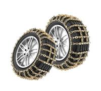 HSHBGS Reusable Anti Snow Chains, Non-Slip Tire Chains Set of 2, Unbeatable Traction, Anti Snow Mud Chains for Car Truck SUV, Easy Installation Wheel Chain(245/60R18)