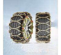HSHBGS Snow Chains for Cars, Anti Skid Tire Chain, Wheel Chain for All Vehicle Types Unbeatable Traction, Universal Emergency(235/85R16)
