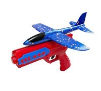 HshDUti Airplane Launcher Toys, Foam Glider Plane Toy for Boys, 2 Flight Modes Outdoor Flying Toys Birthday Gifts for Boys Girls 4 5 6 7 8 9 10 11 12 Year Old Red