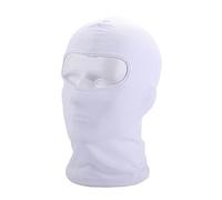 HshDUti Balaclava Ski FaceMask, Motorcycle Cycling Neck Warmer for Helmet, Windproof UV Protector Scarf Ski Masks for Men/Women Balaclava Hat Helmet Liner Face Cover Balaclava Full FaceMask White