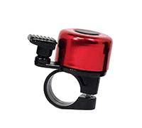 HshDUti Bike Bell, Aluminum Bicycle Bell with Loud Crisp Clear Sound, Road Mountain Bike Bell for Adults Kids Red