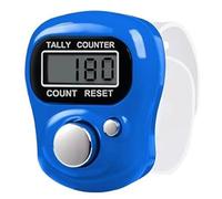 HshDUti Electronic Finger Counter, 5 Digit LCD Electronic Digital Display, Hand Tally Clicker Counter, Digital Handheld Tally Counters, Counting for Golf, Goods Counting, Lap, Knitting Royal Blue