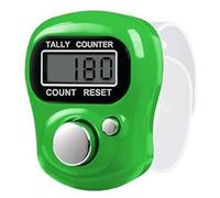 HshDUti Electronic Finger Counter, 5 Digit LCD Electronic Digital Display, Hand Tally Clicker Counter, Digital Handheld Tally Counters, Counting for Golf, Goods Counting, Lap, Knitting Green