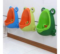 HshDUti Frog Potty Training,Cute Potty Training Urinal, Potty Toilet with Funny Aiming Target,Frog Pee Trainer for Kids Toddler Boy (Green)