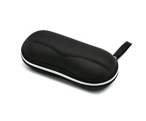 HshDUti Glasses Case, Hard Shell, Black, Neoprene/Linen, EYEGLASS_CASE, 16.75cm x 8cm 5.35cm (6.59inx3.15inx2.11in), Unisex
