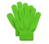 HshDUti Kids Knitted Magic Gloves Teens Warm Winter Stretchy Full Fingers Gloves Kids Magic Winter Gloves for Baby Girls Green