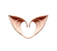 HshDUti Latex Elf Ear Pixie Dress Up Costume Soft Pointed Goblin Ears Cosplay Halloween Party Props Skin Color S