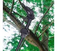 HshDUti Mini Chainsaw Cordless,6 Inch Electric Chain Saw with 2 Batteries 21V Small Chain Saw Battery Powered Set with Detachable Telescopic Pole for High Tree Branches, Courtyard and Garden