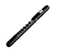 HshDUti Pen Light with Pupil Gauge LED Penlight for Nurses Doctors, Reusable Medical Penlight for Nursing Students Doctors Black