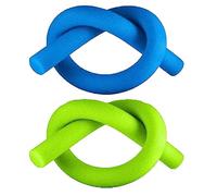 HshDUti Set of 2 Swimming Pool Noodle Float Aid Woggle Logs Noodles Water Flexible Wet Swim- Strong and Flexible Foam Swimming Pool Noodles Swim Noodles Blue+Green