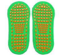 HshDUti Yoga Socks for Women Men Non-Slip Grips, Ideal for Pilates, Pure Barre, Ballet, Dance, Barefoot Workout, Ladies Girls Non Slip Anti Skid Grip Socks Slipper Socks Green