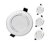 HSHHJSH 10 Pcs Lot Led Downlight 3w 5w 7W 9w 12w 15w 18w 110V - 230V Led Recessed Ceiling Lights Round Panel Light Indoor Lighting (Emitting Color : Cold White 6000K, Wattage : 15W 230V)