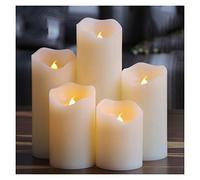 HSHHJSH Flameless Candles LED Candles Tea Lights Uneven Edge Electrical Paraffin Wax Led Candle for Wedding Party/Home/Christmas/Decoration and Lovely Night Light (Color : 50x 100mm)