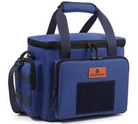 HSHRISH Lunch Bag for Men, Tactical Cooler Bag, Reusable Waterproof Leakproof Insulated Lunch Box for Adults Men Work Picnic Outdoor Camping Day trips Fishing, 13L Blue