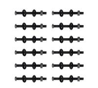 Hsioluted 12PCS High Strength Cage Screw Brake Cage Bolt Assembly for Air Brake Chambers Optional Length Spring Chamber Bolt
