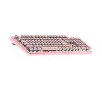 Hsioluted Mechanical Gaming Keyboard Programmable LED Lighting Hot Swap Technology Wire Type C Connectivities ABS Keycaps LED Backlits Gaming Keyboard