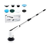 Hsioluted Motorized Cleaning Brush Multifunctional Household Crevices Brush Floor Kitchen Room Cleaning Tool for Toilet Multifunctional Floor Mopping