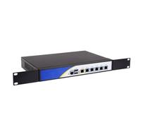 HSIPC Rackmount 1U N100 Quad Core Firewall Micro Appliance, Mini PC, Nano PC, Router PC with 8G RAM 256G SSD, 6 RJ45 i226-V 2500M Port AES-NI Compatible with pfsense opnsense...
