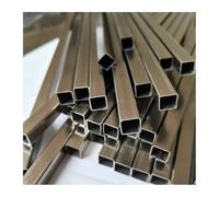 HSIRYAOHD 1pcs 304 Stainless Steel Small Square Tube Pipe Hollow Square Steel Rod Small Diameter Rectangular Tube 3x3 4x4 5x5 6x6 7x7 8x8(3x3x0.5mm)