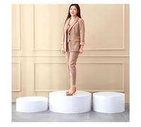 HSIRYAOHD 1Pcs Round Display Pedestal for Store Mannequin, Bridal Riser Platform Boutique Display Stand Cylinder Plinths for Event, Product Shots, Decoration(30x30 cm)